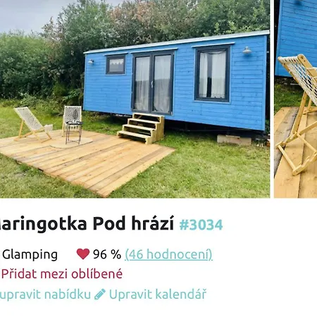 Lyxtält Maringotka Pod Hrazi