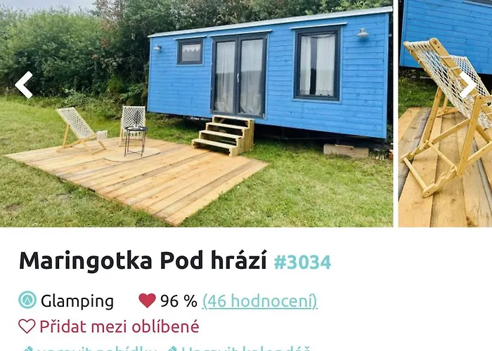豪华帐篷 Maringotka Pod Hrazi